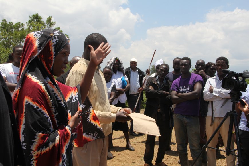 Ng’inyie residents in Daiga protest over ranchers closing down public roads networks and rivers