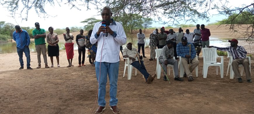 Water pan to address impact of climate change and conflict  West Pokot/Turkana border