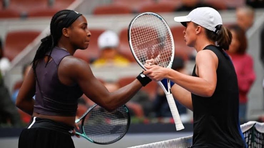 Swiatek ends gauff's 16 match winning streak to book a ticket in China Open