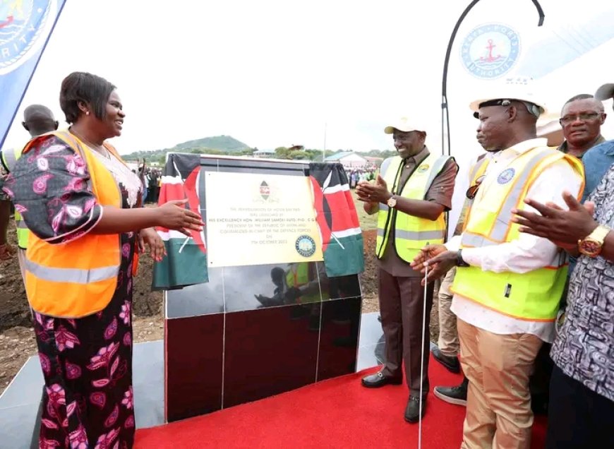 President Ruto Launches Construction and rehabilitation of Ksh. 600 million Homa Bay pier