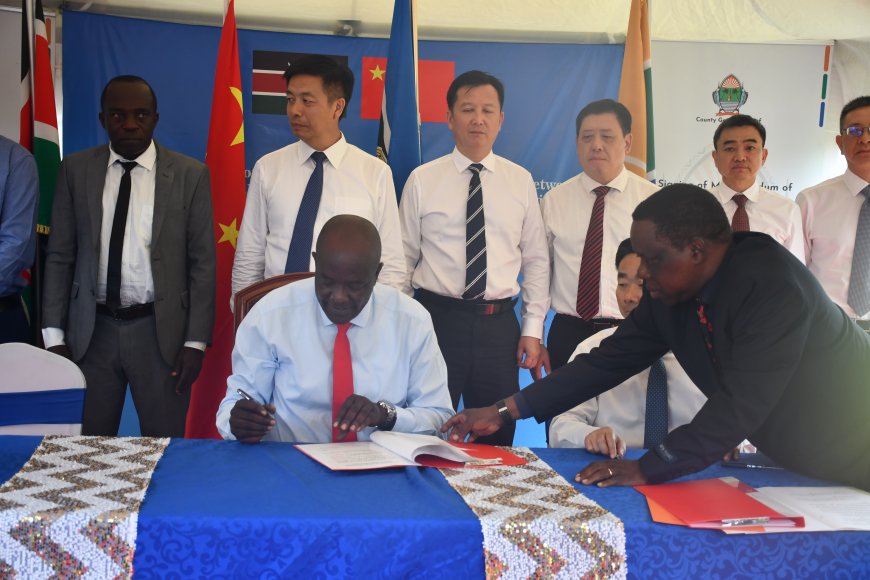 Kilifi County signs MOU with Chinese provincial leaders to boost trade