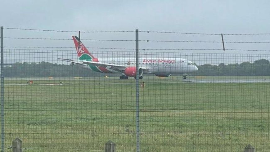 KQ Flight from Nairobi diverted to Stansted Airport, London over security fears