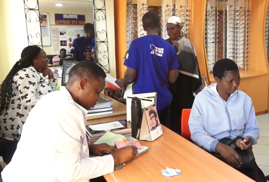 Over 300 Kisii residents benefit from free eye check-up