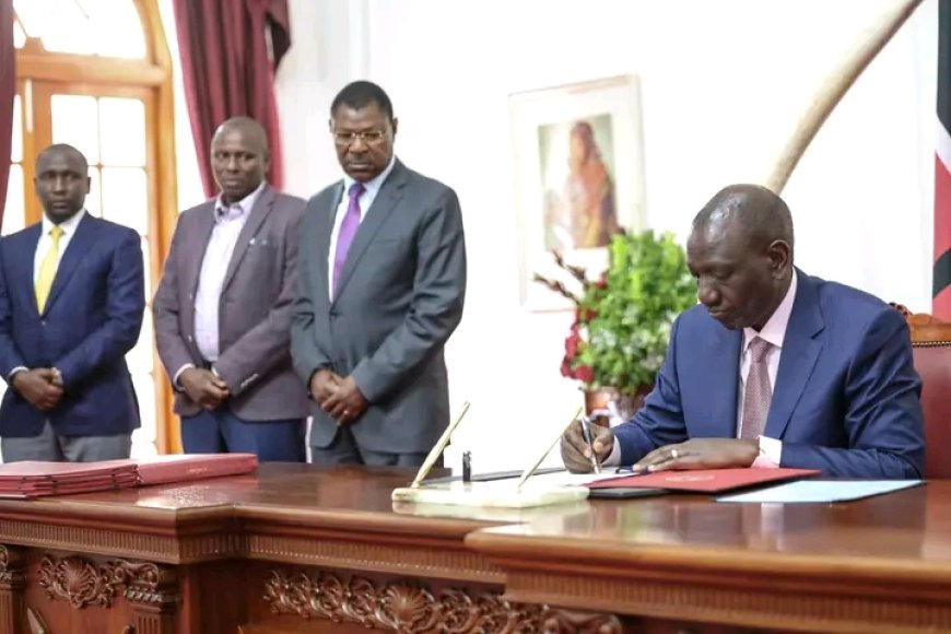 President Ruto signs finance law on Debt ceiling