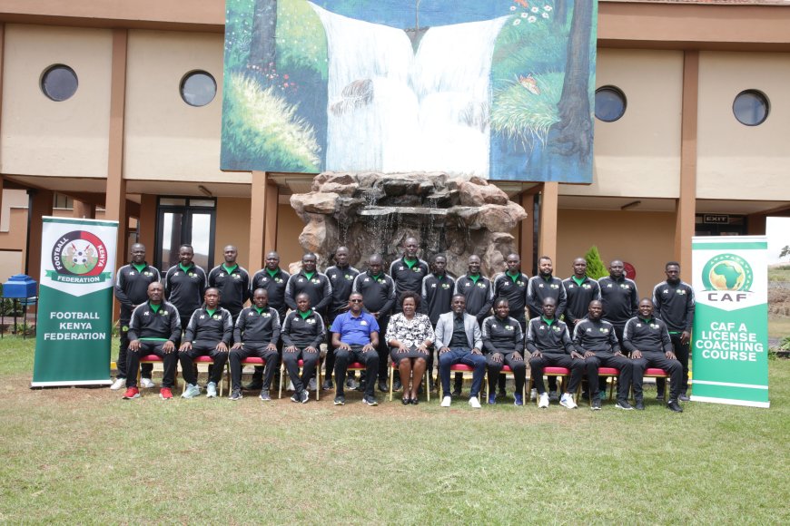 Coaches commence CAF training course