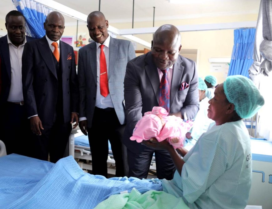 Governor Barasa commissions a refurbished maternity wing in Lugari