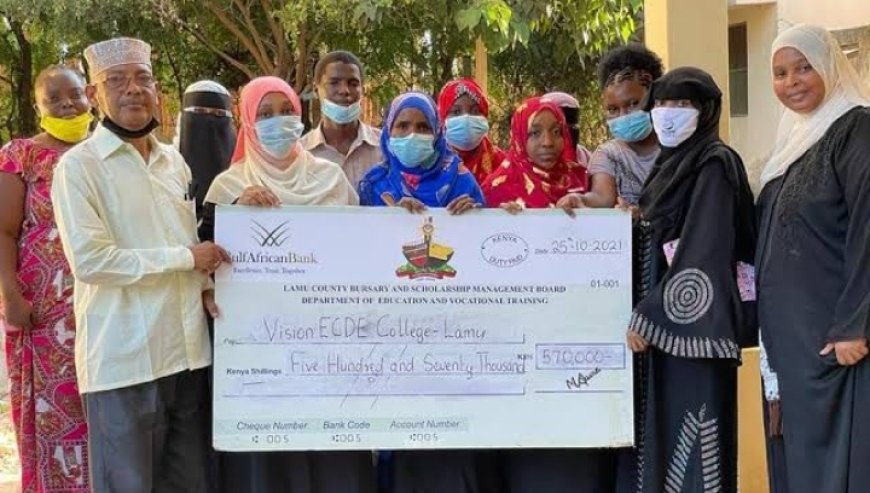 Lamu County Sets Sh. 105 million for bursaries