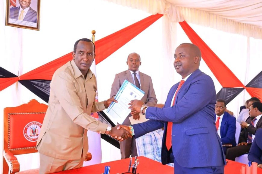 Narok CECs and COs signs performance contracts