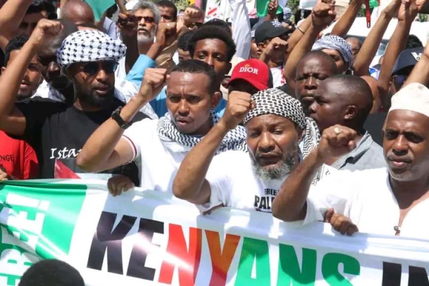 MP Ali leads Pro-Palestine March in Mombasa