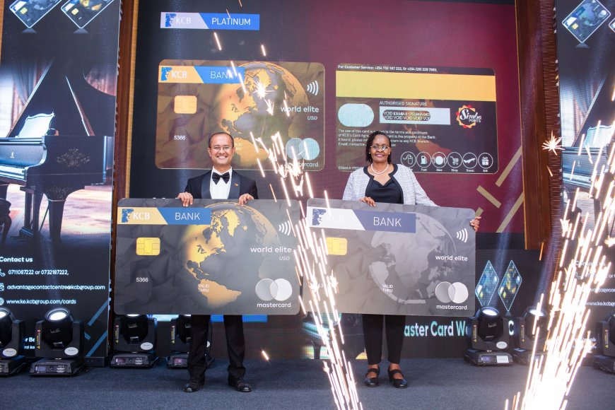 KCB,  Mastercard unveil world elite credit card