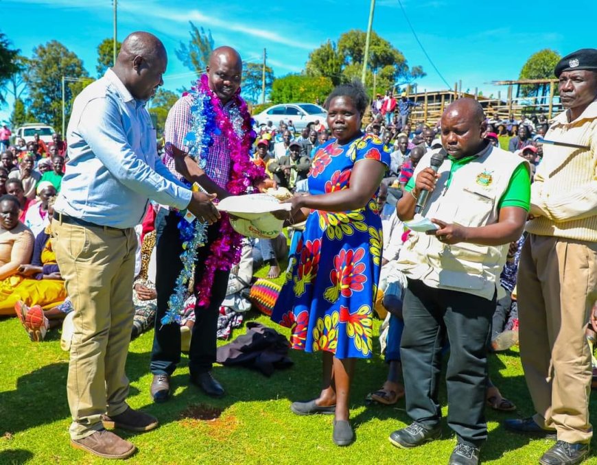 Elgeyo Marakwet farmers receive pyrethrum seeds