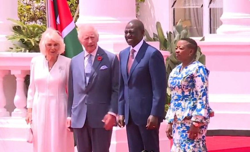 King Charles III, Queen Camilla at State House