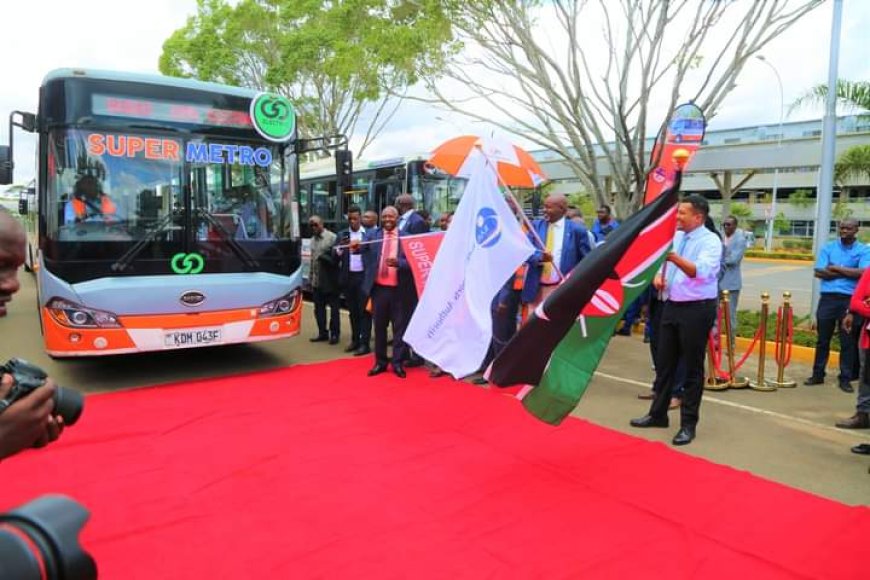 KAA launches electric buses to operate in Nairobi