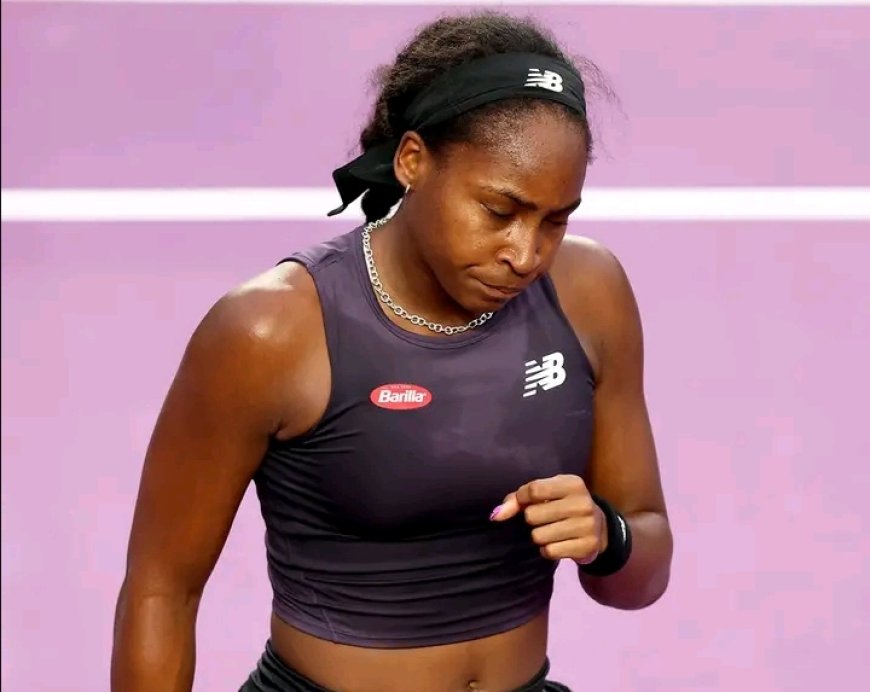 WTA Finals ; Coco Gauff reaches the semifinals with a thrilling comeback over Vondrousova