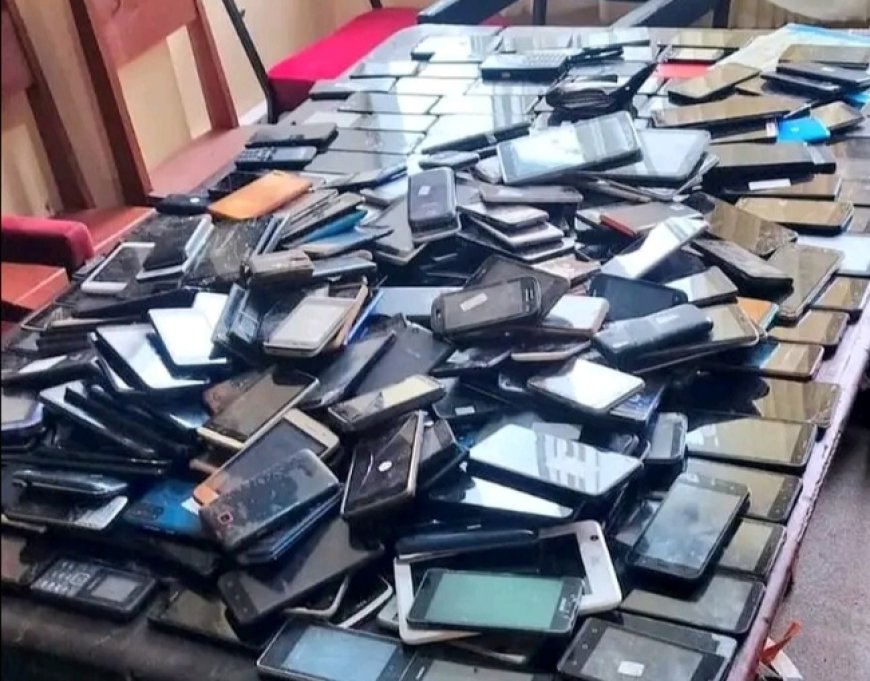 Over 417 stolen phones recovered in Nyeri