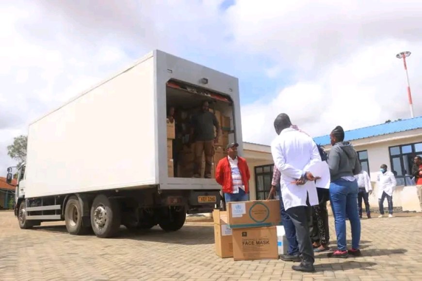 WHO donates medical consignment and drugs to county