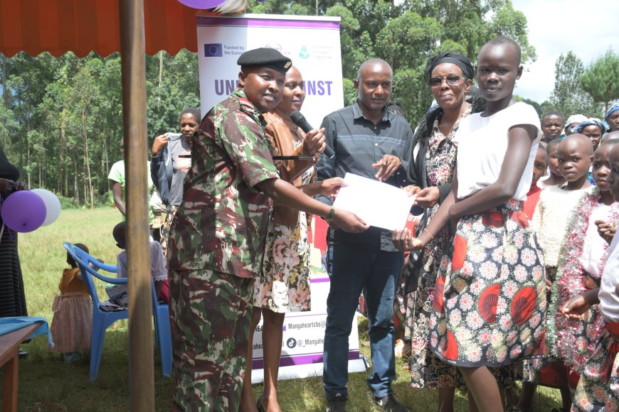 Nyamira Girls graduate after successfully finishing an alternative rite of passage training