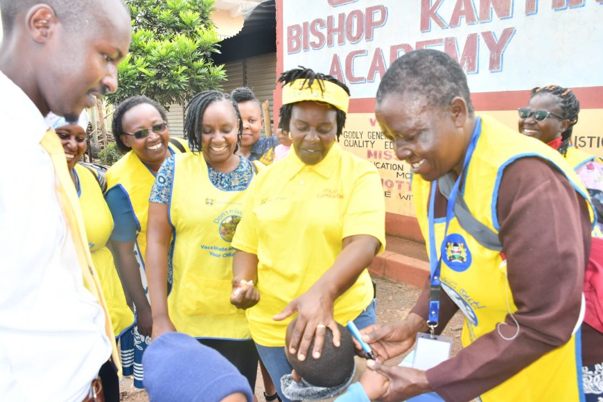 MOH Concludes 3rd Round of Polio Vaccination in Kiambu County