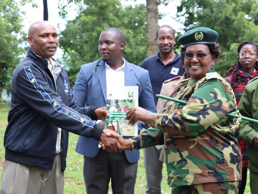 Communities adjacent to forest sign an agreement with KFS to protect the forest land