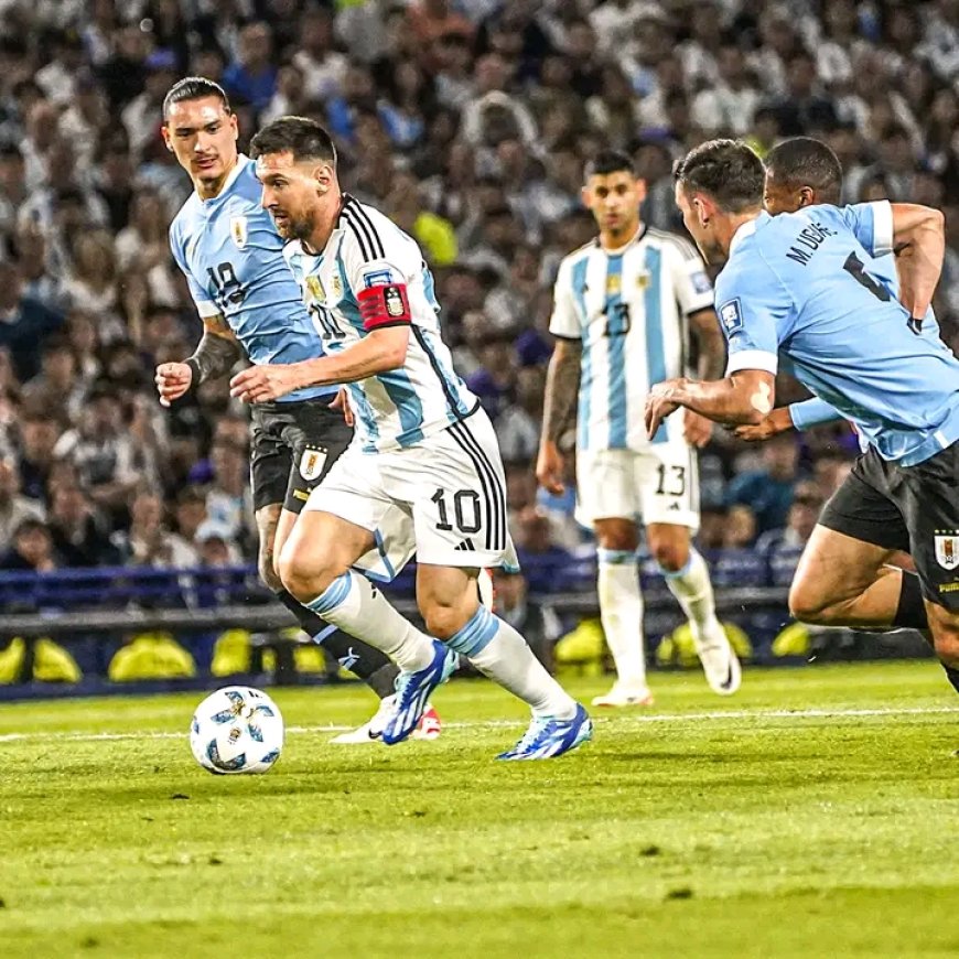 Uruguay snatches Argentina's 14-game Unbeaten streak