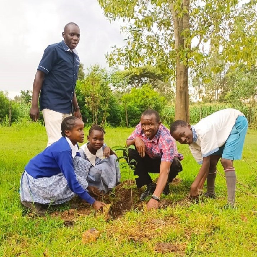 Compassion International Urges Leader to Involve children in tree planting