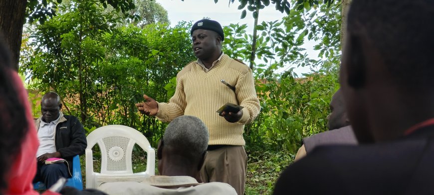 Residents supports the construction of a police post at Nyayo Tea Zone