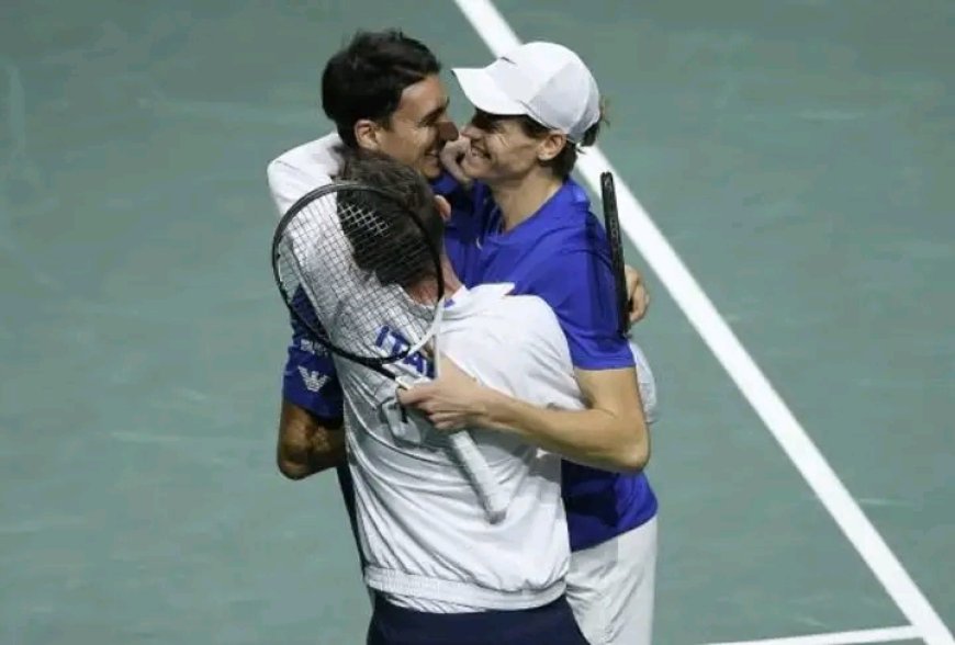 Davis Cup ; Sinner beat Djokovic as Italy see off Serbia marching into the Finals