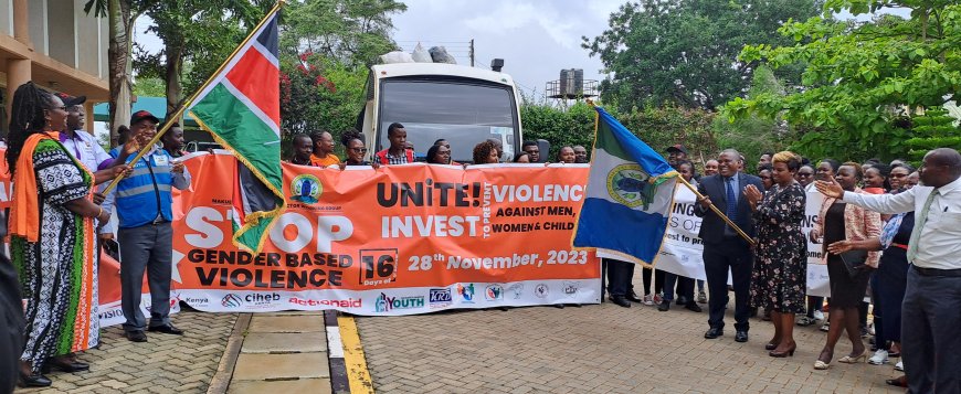 Makueni flags off 16 days of Anti GBV in the county