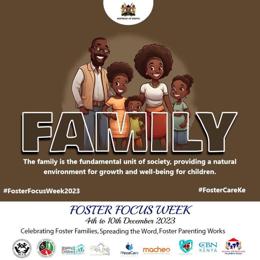 Kiambu county set to celebrate foster care during foster focus week