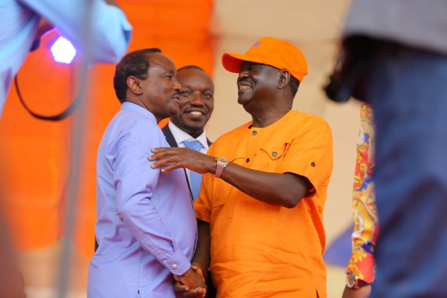 Raila Leads ODM Recruitment Drive in Kisii