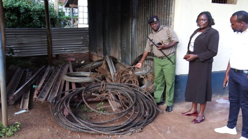 Businessman Found with KPLC cables, Railway Bars Arrested