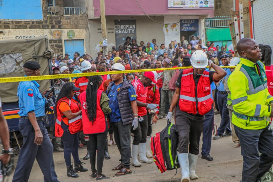 4 people die as building collapses in Eastleigh