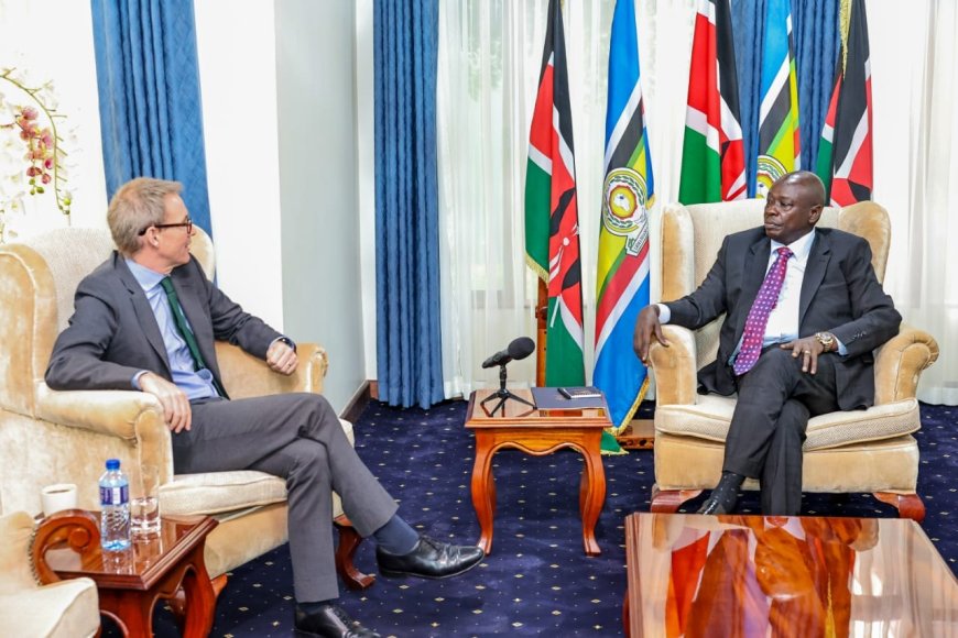 Gachagua, Uhuru hold talks with UK ambassador