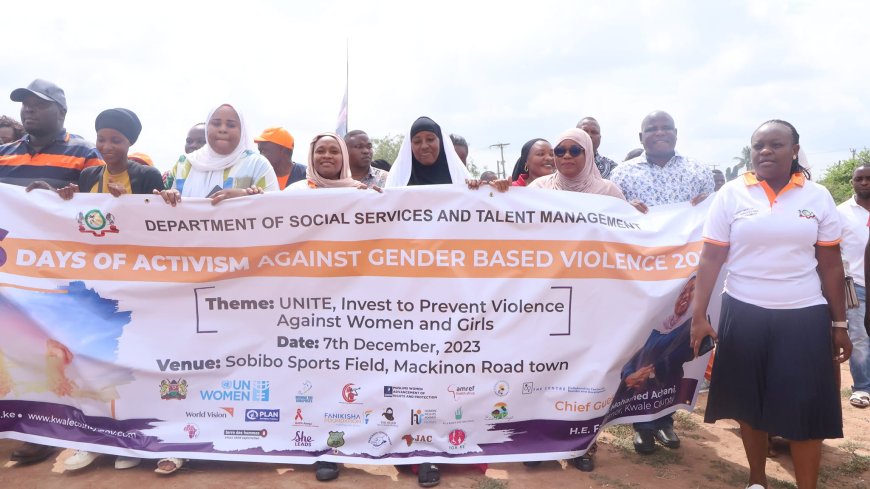 Achani calls for concerted efforts to end GBV