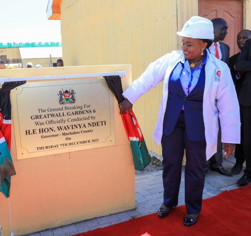 Wavinya praises Erdemann properties for promoting affordable housing