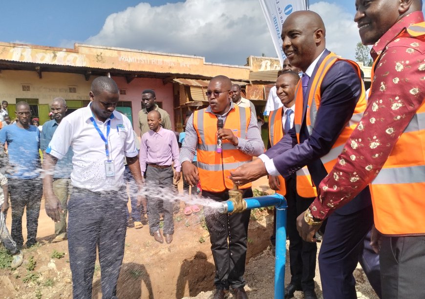 A Sh. 35 million water project benefits residents of a semi-arid Kambiti ward