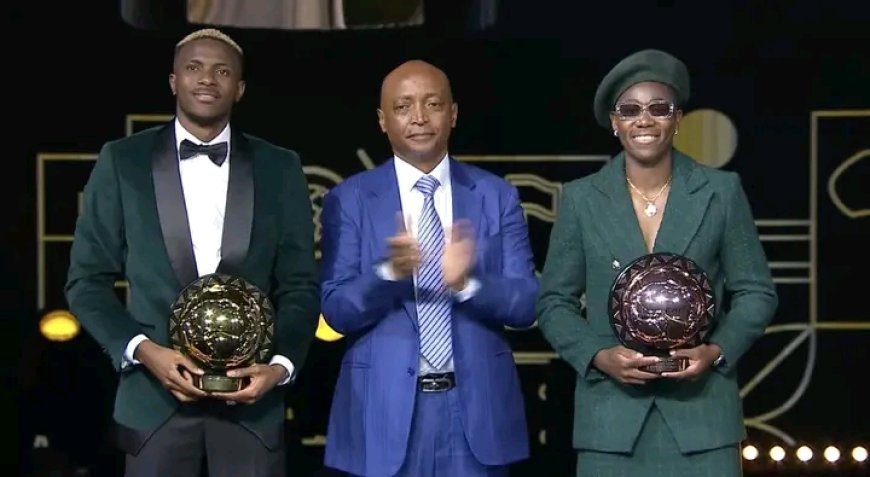 2023 CAF Awards ;Victor Osimhen , Oshoa win best men and Women footballers of the year as WC Semi-finalists Morocco crowned team of the year