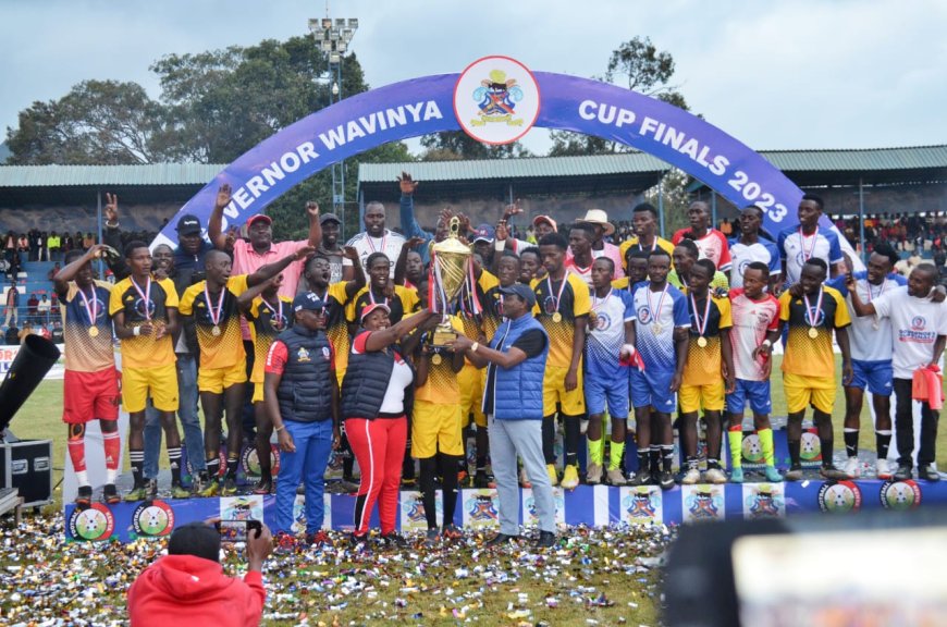 Team lifts titles for Machakos governor's cup