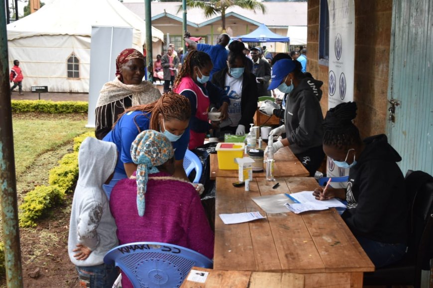 Residents of Tetu benefit from free medical camp courtesy of area MP