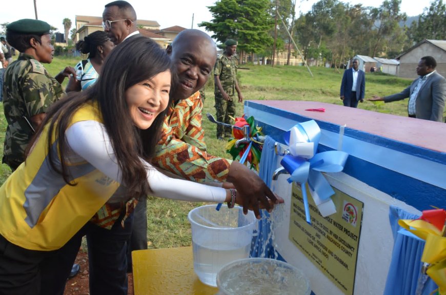 Relief for Machakos GK Prisons after commissioning of borehole