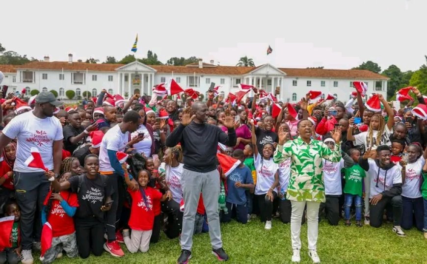 Joy as President Ruto Hosts Children, staff at State House christmas Party