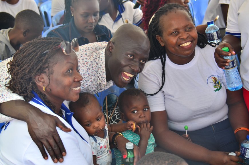 Migori County Assembly donates foodstuff to OVI Children’s Hospital