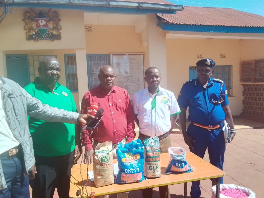 KEPHIS officials nab six traders selling fake seeds