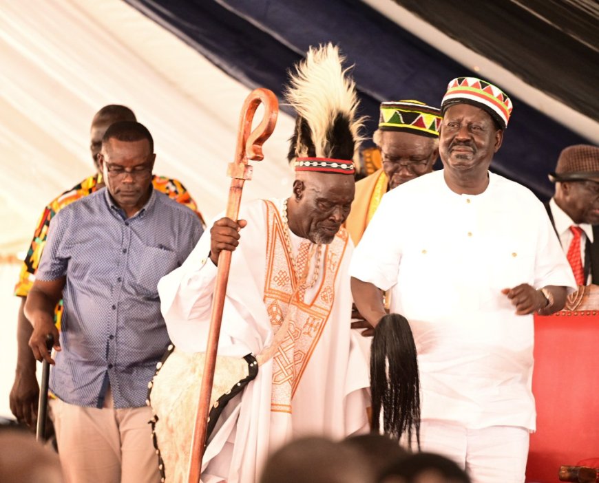 Raila's first assignment to new Luo Ker