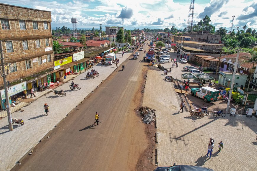 Kagumo Town New Look After Cabro Project Completion