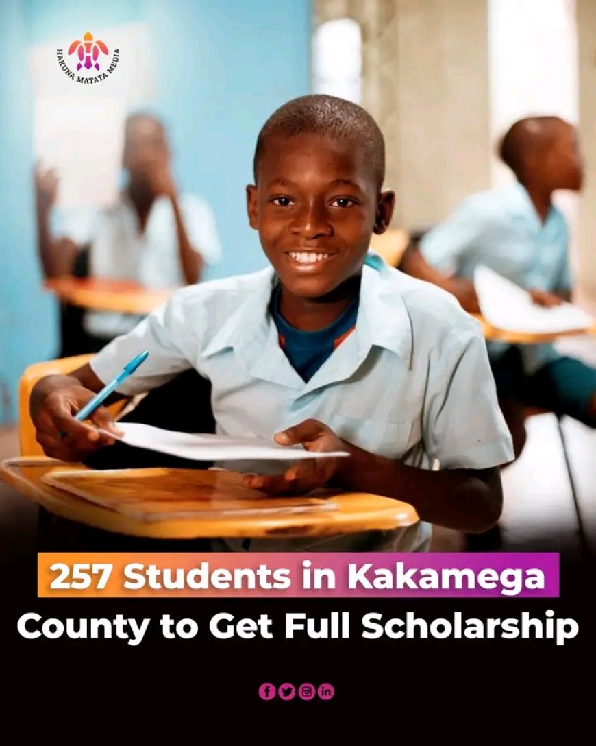 Over 350 students get full scholarships in Khwisero sub-county