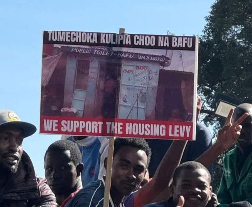 Demos in support of the housing levy