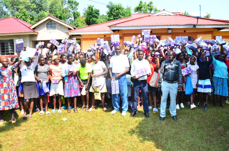 Over 800 School Girls Receive Sanitary Towels Donations in Migori County