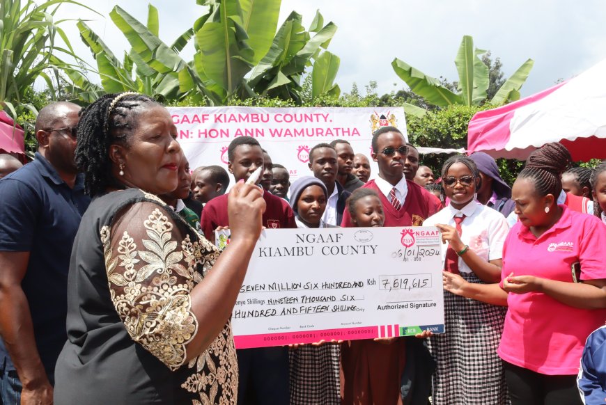 Kiambu Affirmative Action Fund disburses bursaries to needy students