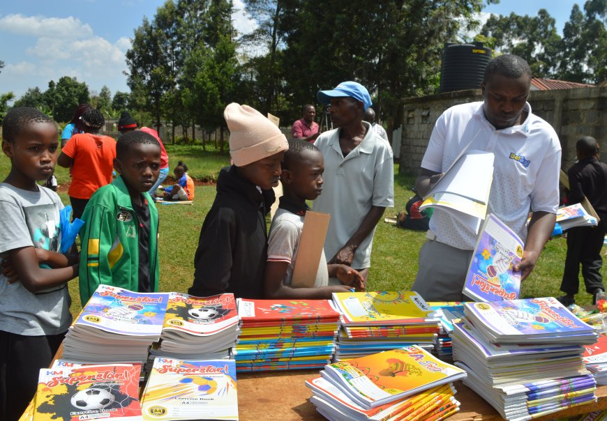 Kenya’s number one golfer donates education materials in his village